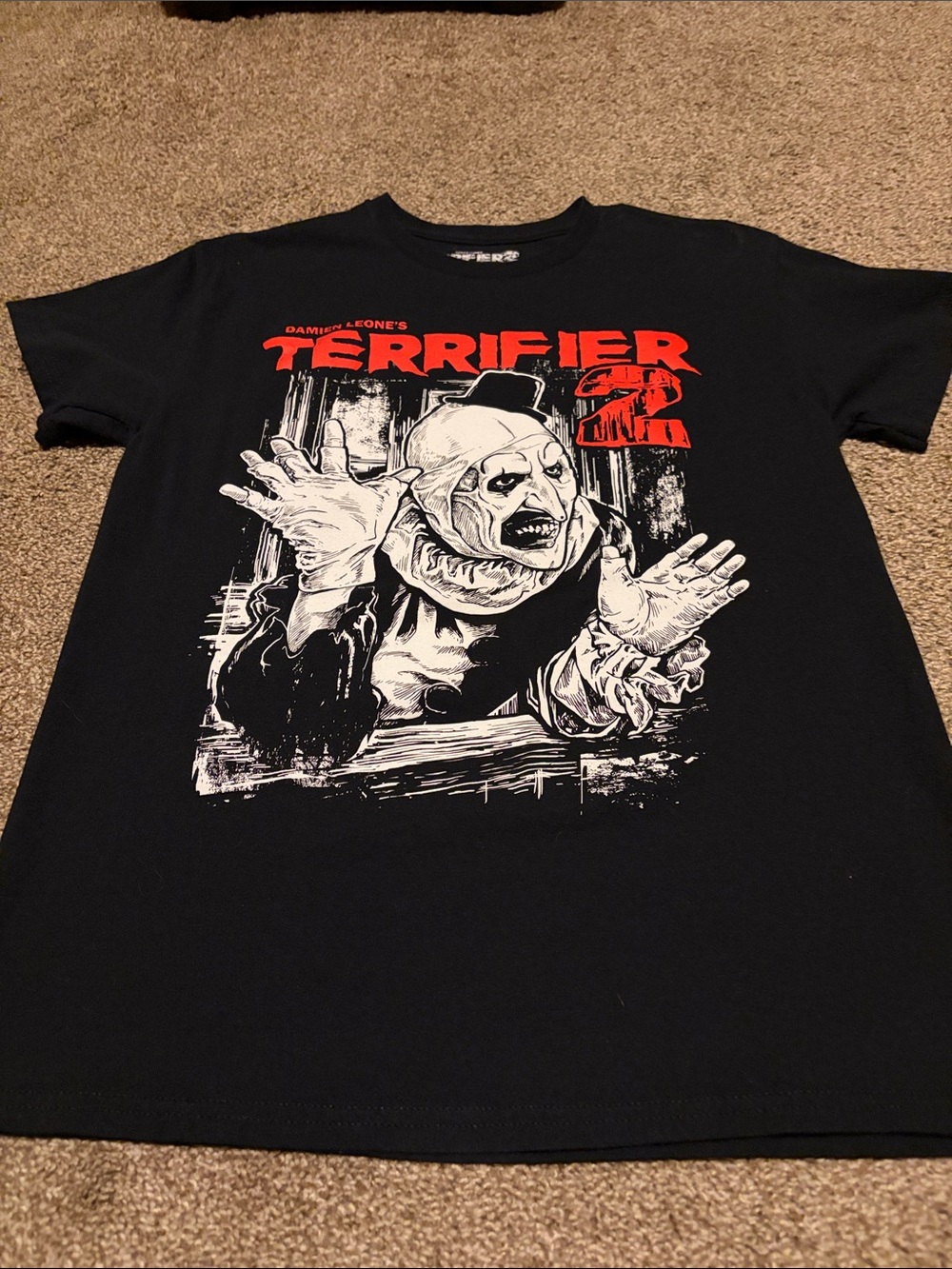 Terrifier 2 Graphic Short Sleeve Tee - Black